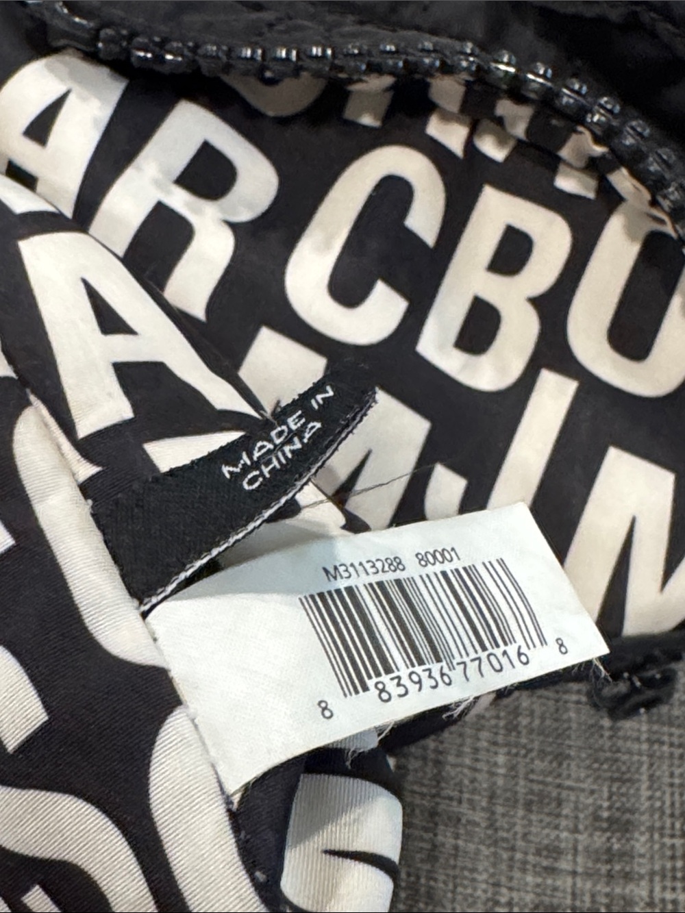 Marc Jacobs Bag Large Standard Supply Logo Stitched Black Weekender Travel Tote - Picture 13 of 17